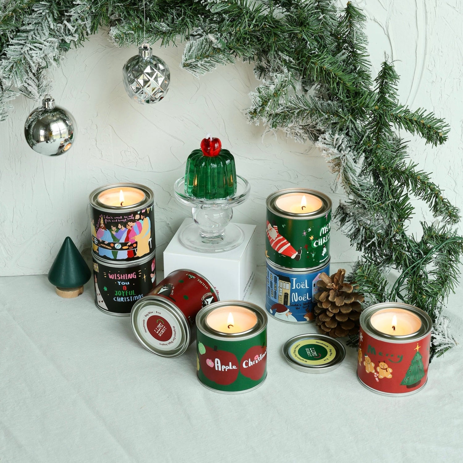 Christmas Scent + Jelly Gift Set | Set of 2 | Set of 8