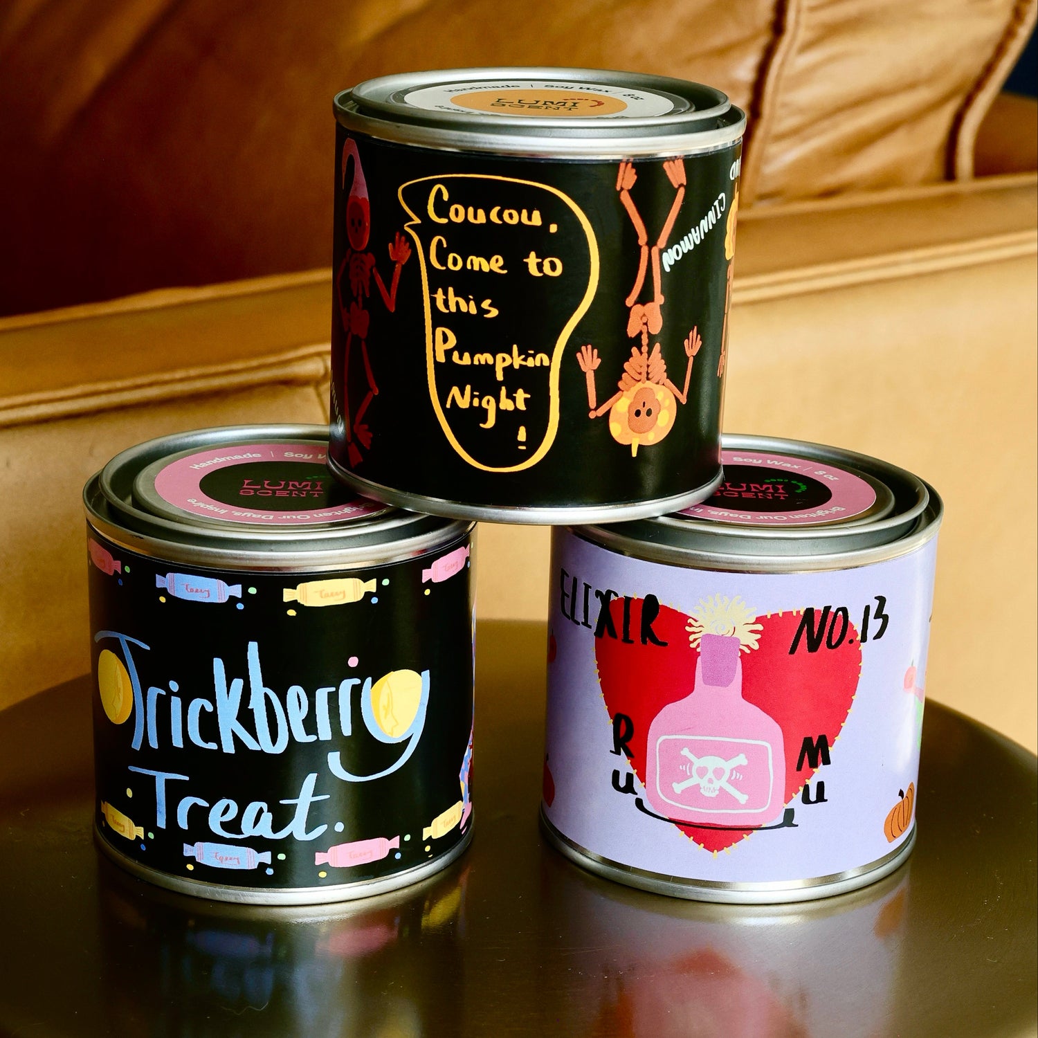 Halloween Candle Trio Gift (Set of 3)