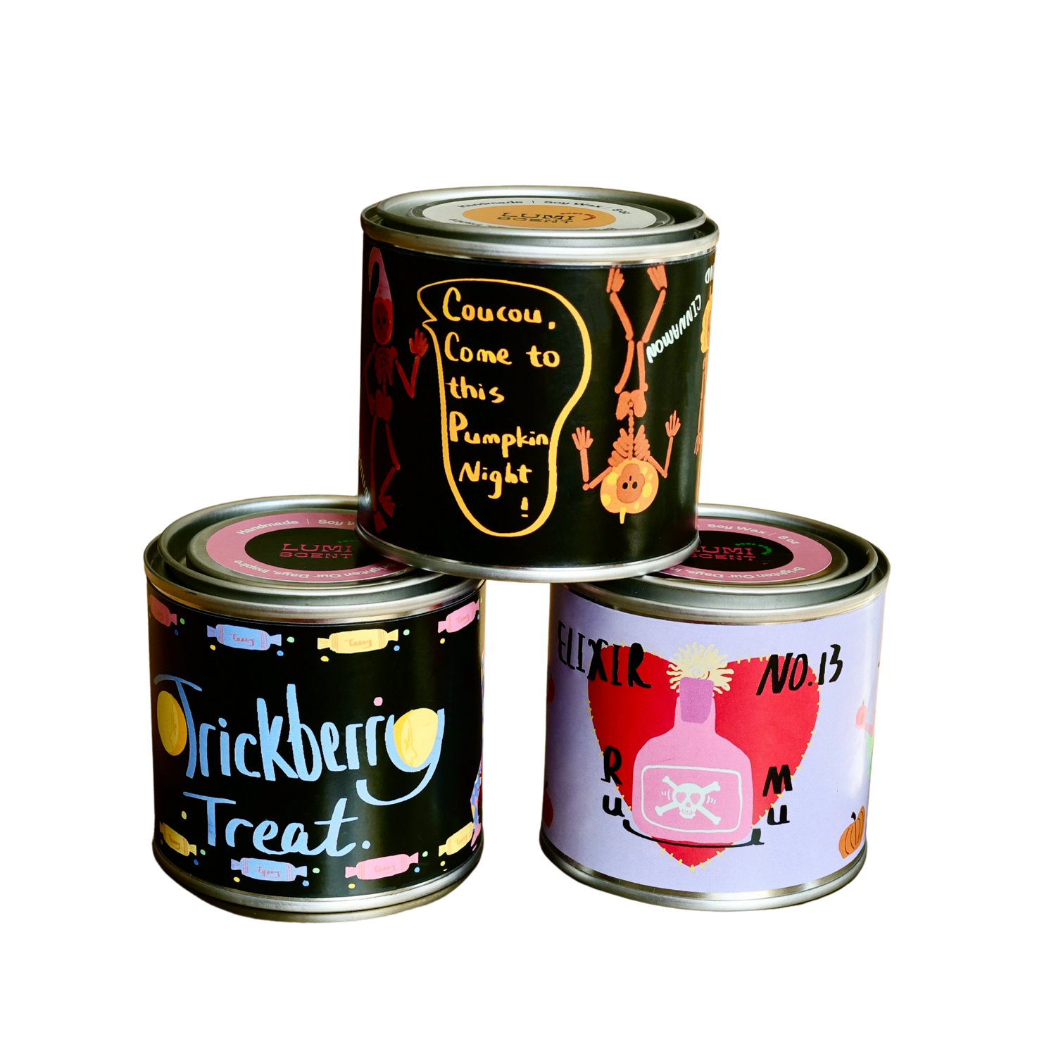 Halloween Candle Trio Gift (Set of 3)