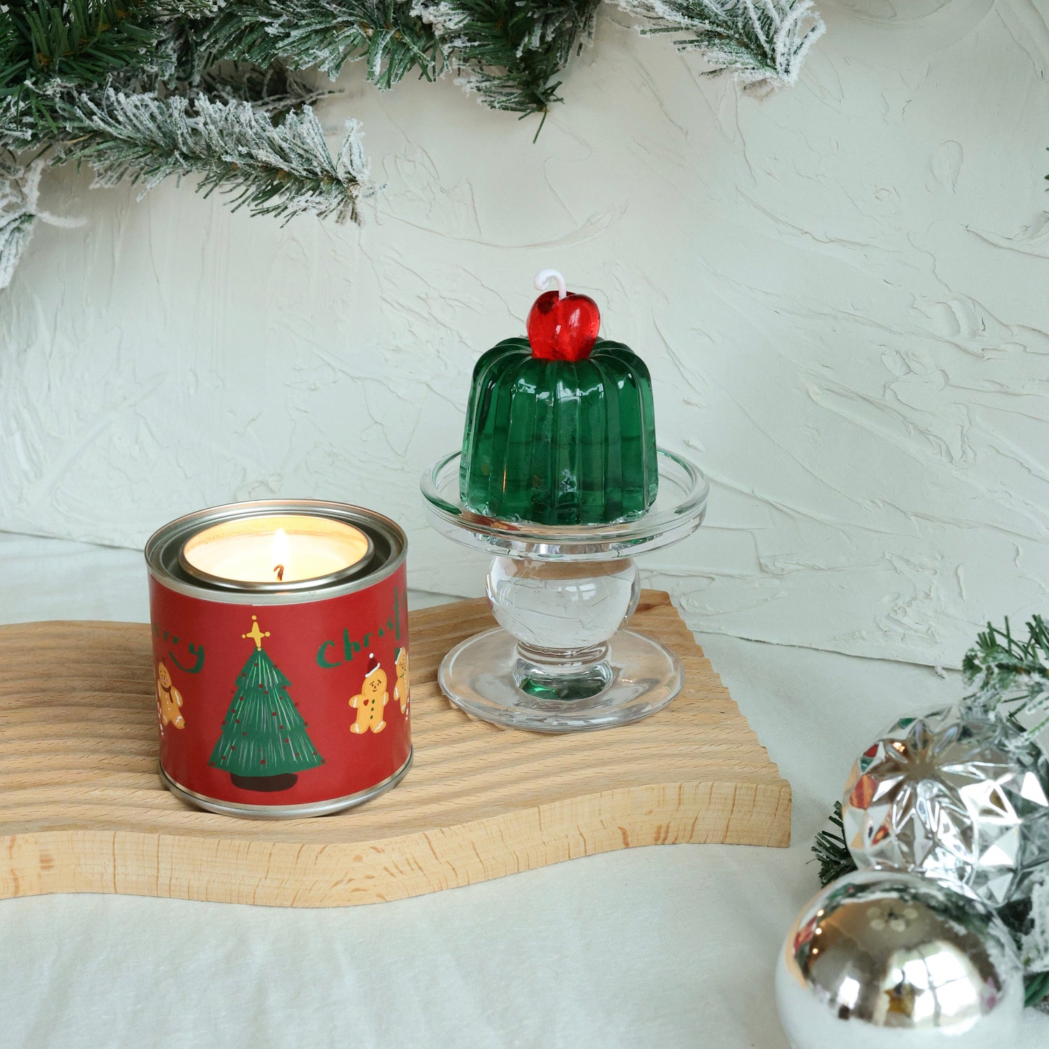Holiday Duo – Gingerbread | Jelly Candle + Tin Candle