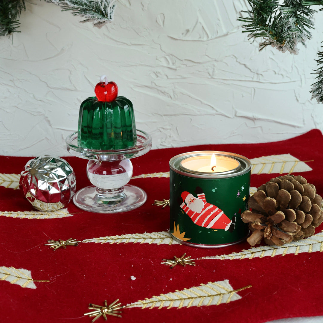 Holiday Duo – Merry Xmas | Jelly Candle + Tin Candle