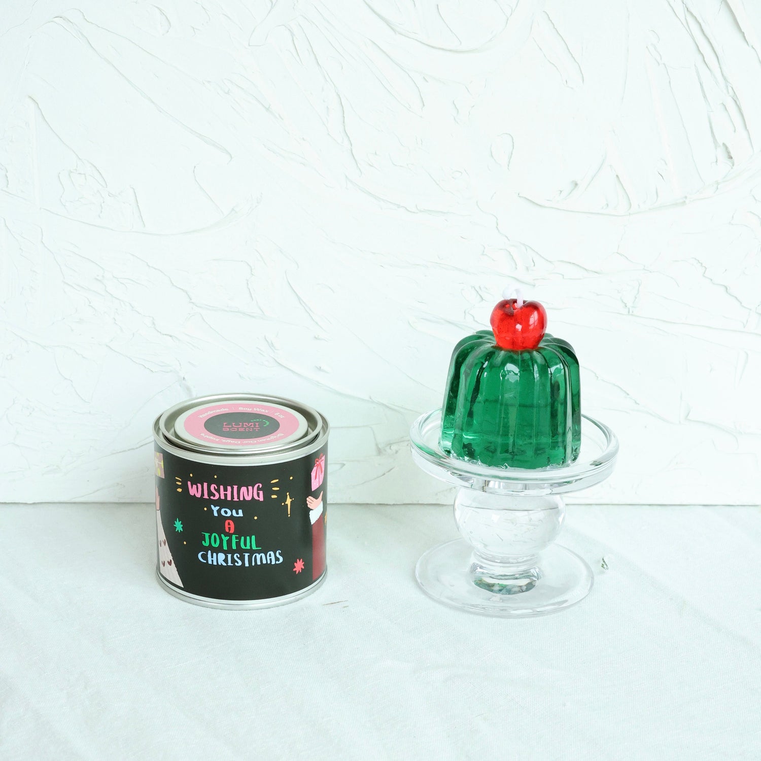 Holiday Duo – Joyful Gifts | Jelly Candle + Tin Candle