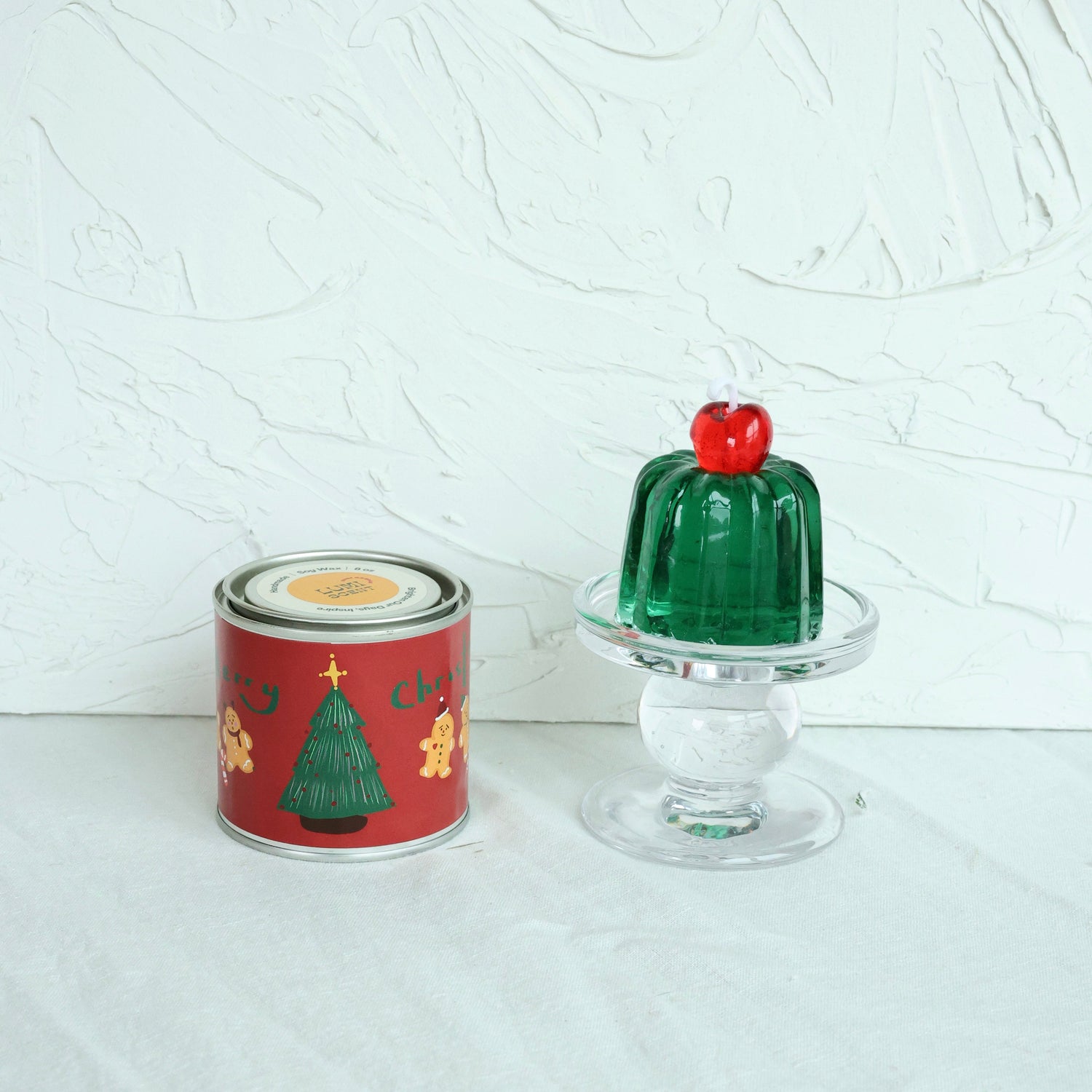 Holiday Duo – Gingerbread | Jelly Candle + Tin Candle