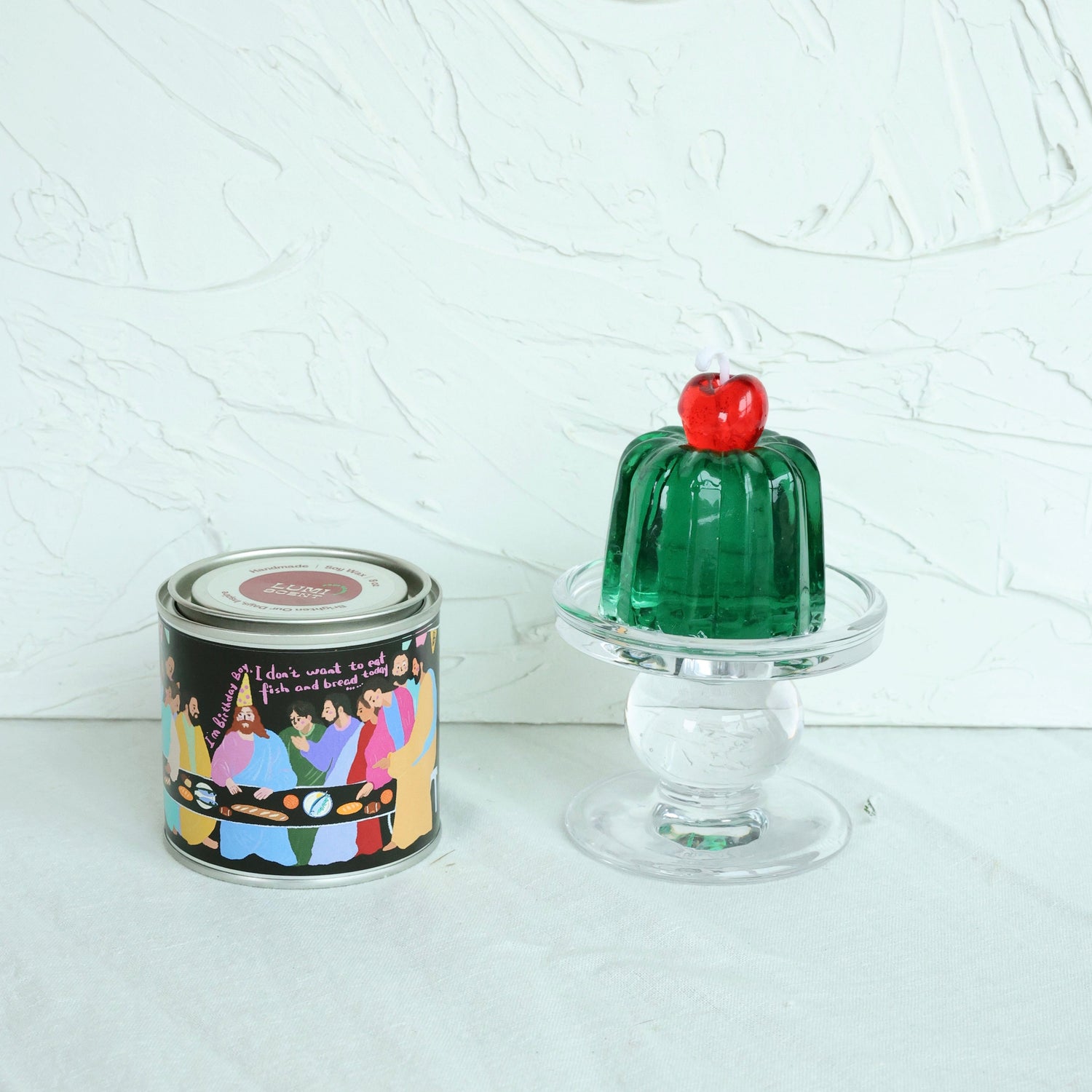 Holiday Duo – Holy Night | Jelly Candle + Tin Candle