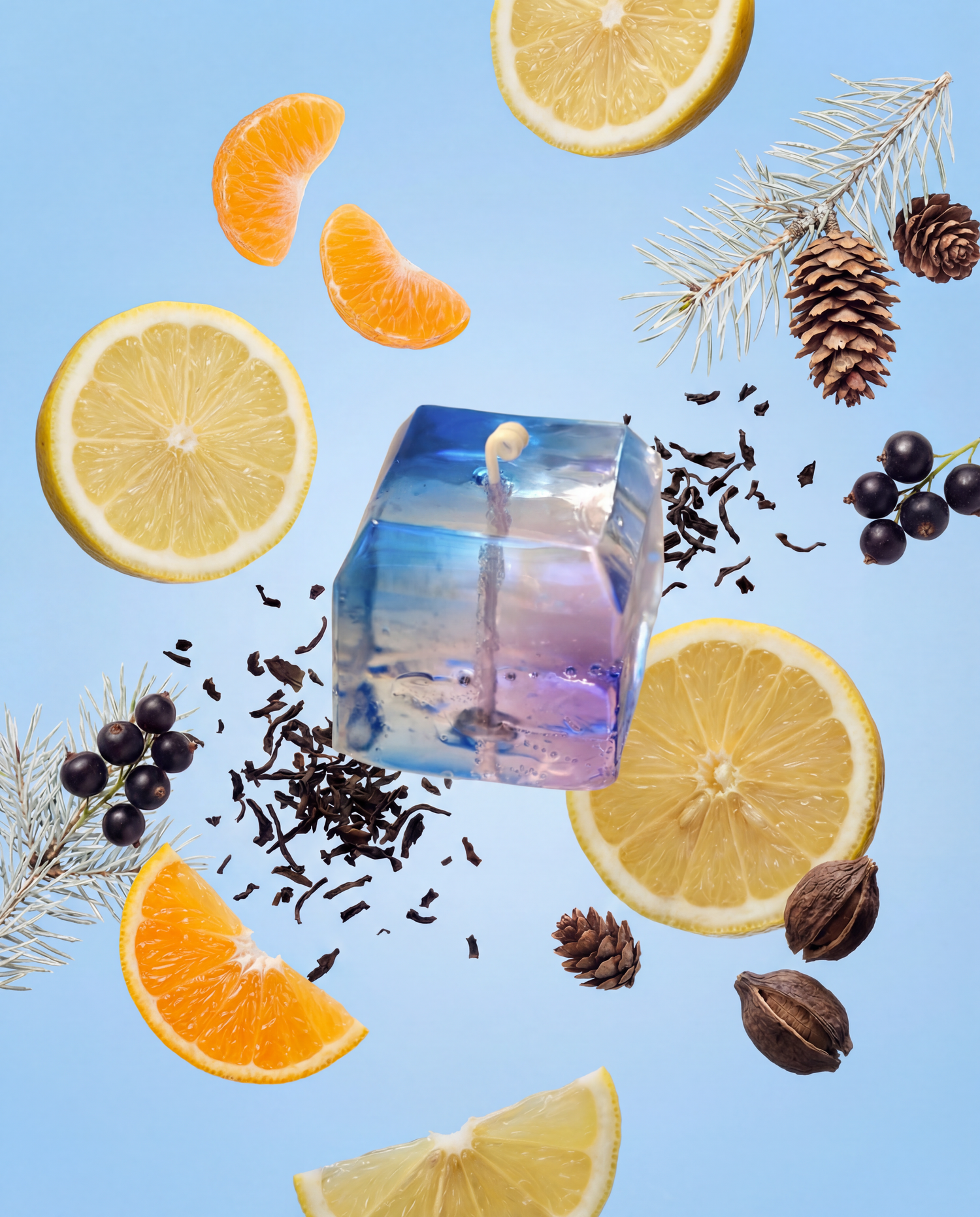 Jelly | Colored Ice Cube | Blue & Purple